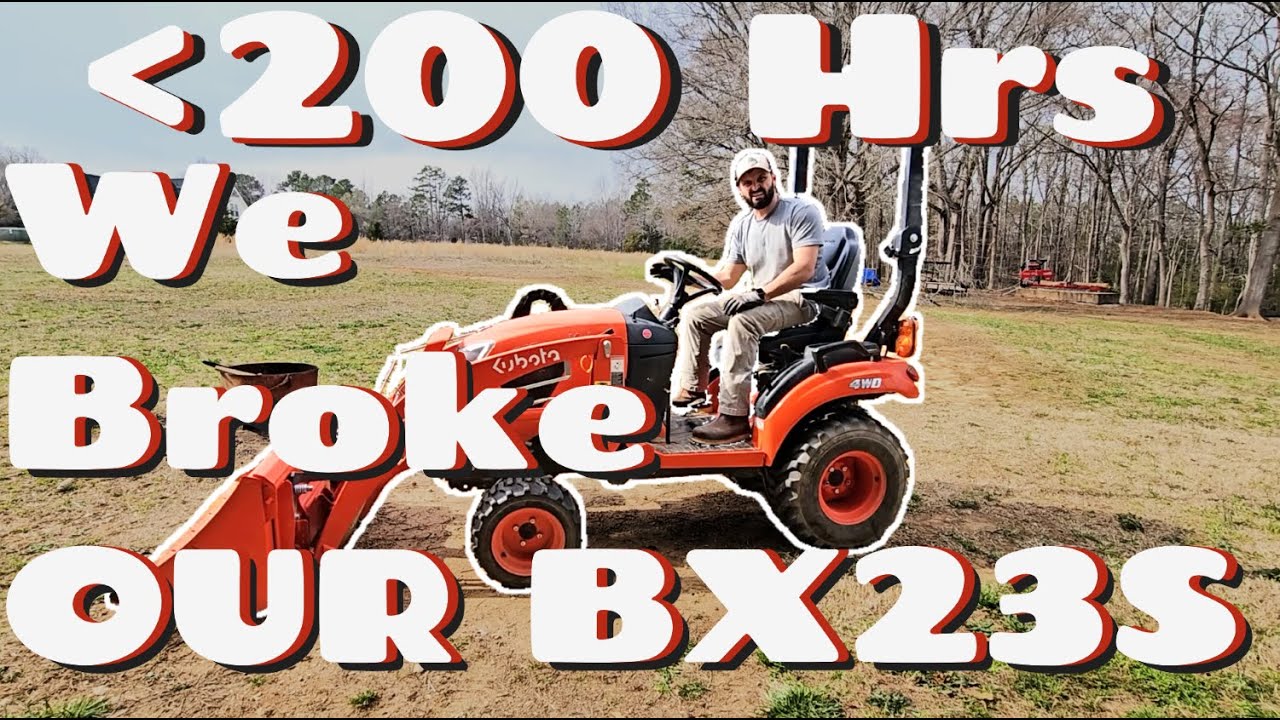 Kubota BX23S Broke Again? Let's WELD it.