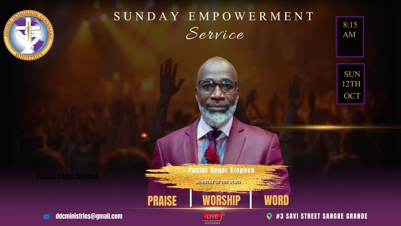 DDCM EMPOWERMENT SERVICE || OCTOBER 12TH, 2025 || WORSHIP AND THE WORD || APOSTLE R GARDNER.