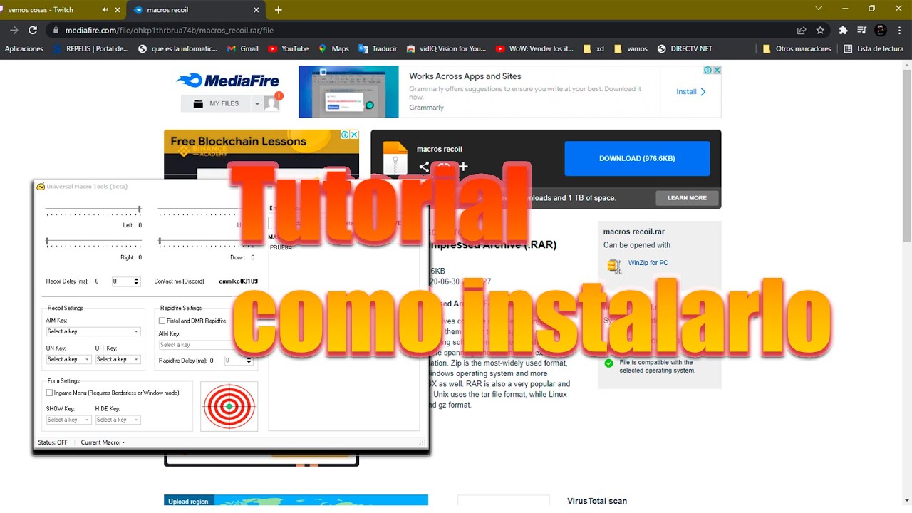✅COMO DESCARGAR E INSTALAR MACRO PARA PC PARA TODOS LOS EMULADORES🔥(HACK LEGAL)
