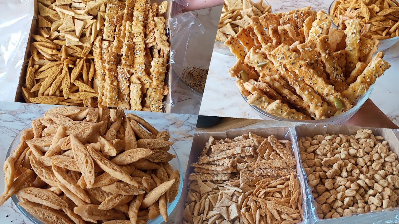 طلبية بسرعة برق مملحات بعجين واحد وقريشلات حلوين بدون بيض زيني بيهم طبيلة مناسبات الراقية كمية وثمن