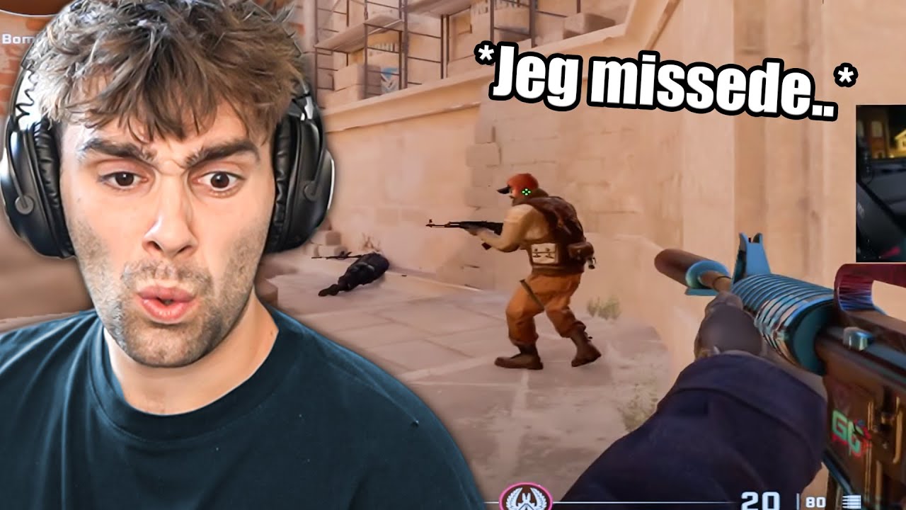 DET HER GAME VAR ALT FOR TÆT! | CS2 MED JK, BÆKKE, MERNS OG KLB!