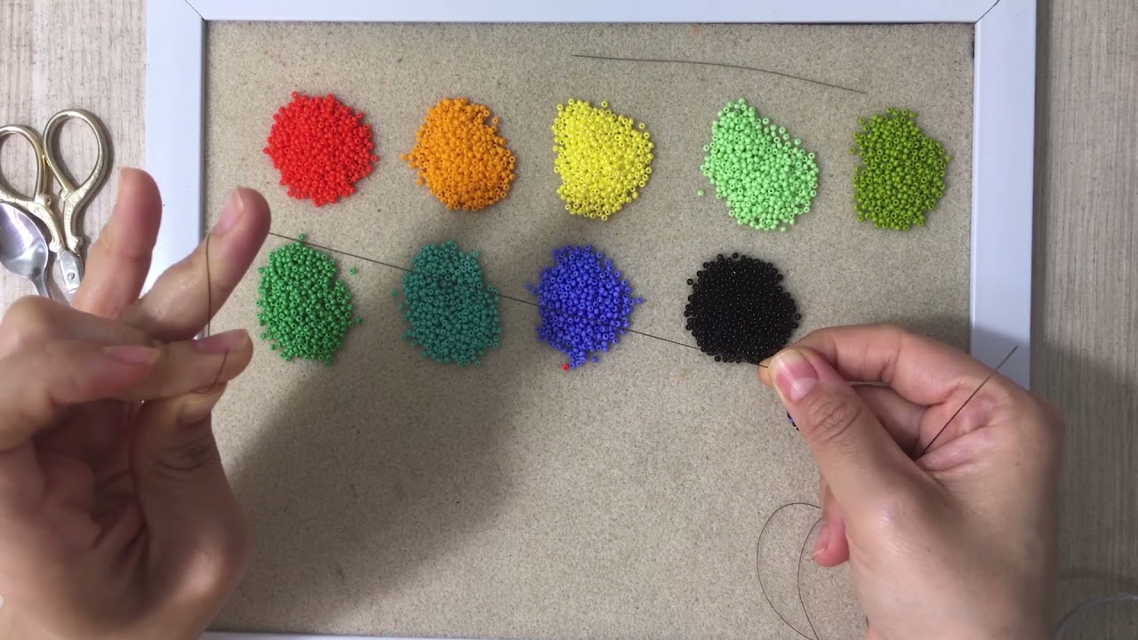TUTORIAL TUBULAR con mostacilla #1 Subtitle ingles, ruso, español - TUBULAR TUTORIAL with bead #1