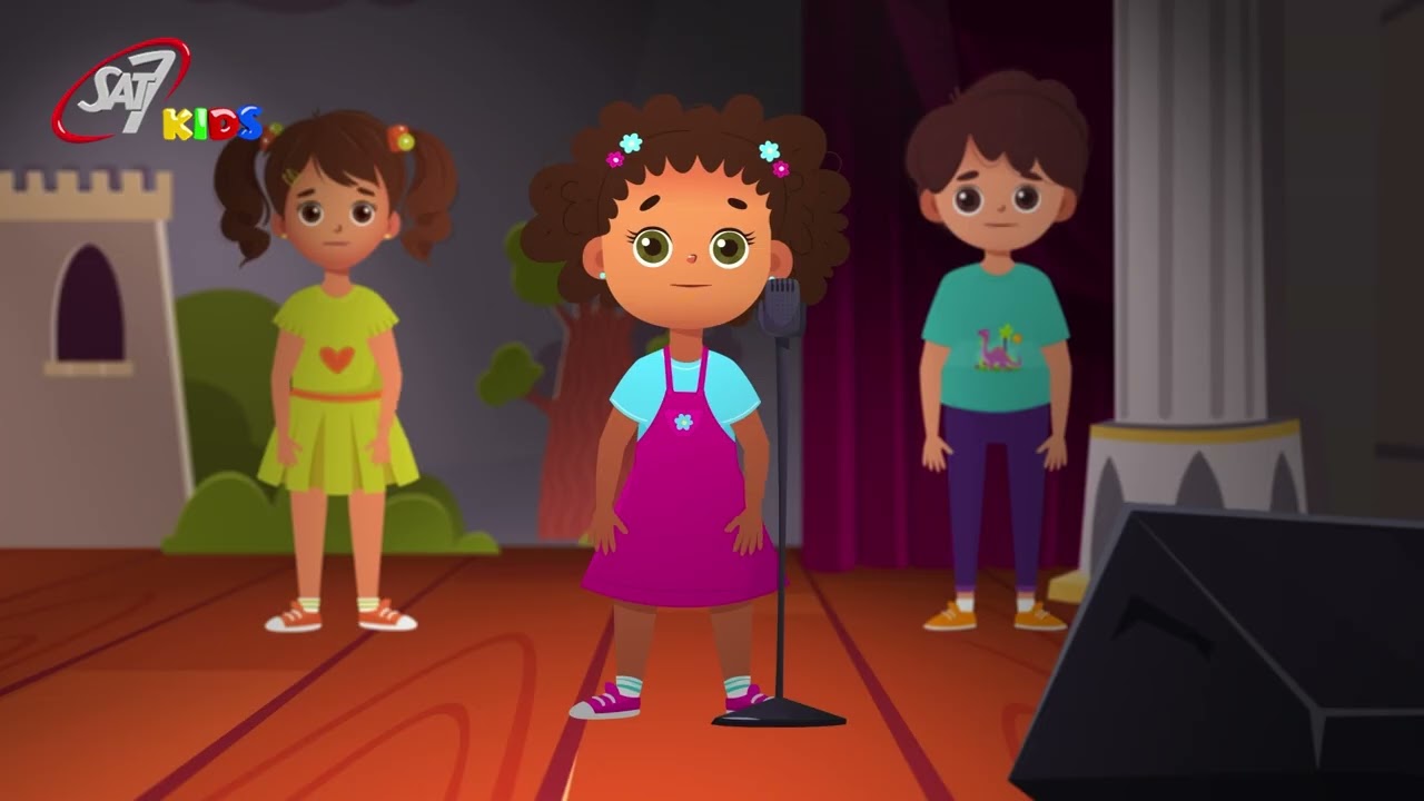 ترنيمة بنت صغيرة | مدينة الابطال - ترانيم انميشن جديدة