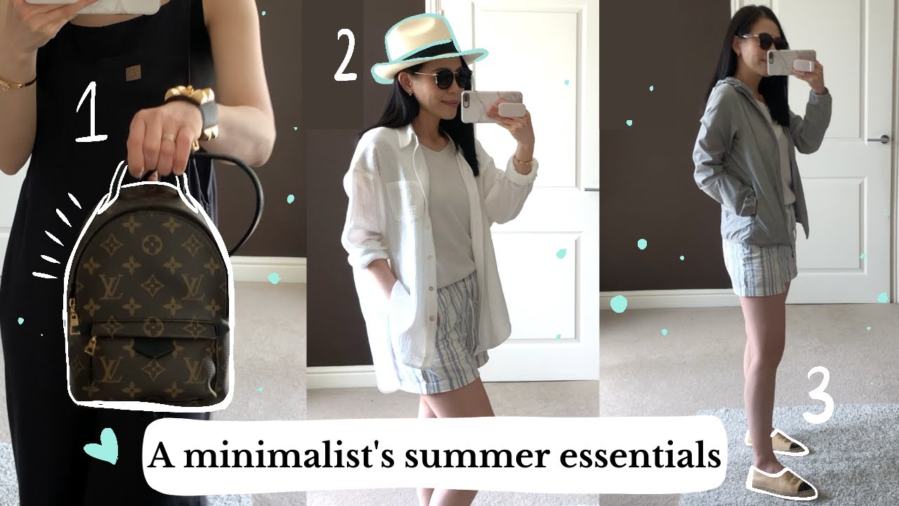 LOOK GOOD IN THE HEAT| Luxury Minimalist's Wardrobe Essentials |build perfect closet Hermes AD