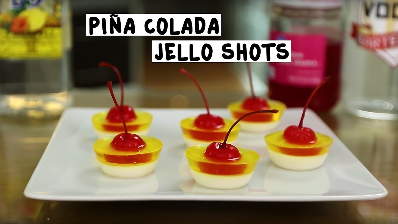 Pina Colada Jello Shots