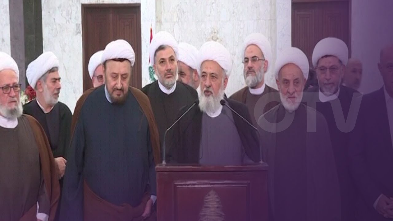 تصريح نائب رئيس المجلس الاسلامي الشيعي الاعلى الشيخ علي الخطيب بعد لقائه الرئيس عون