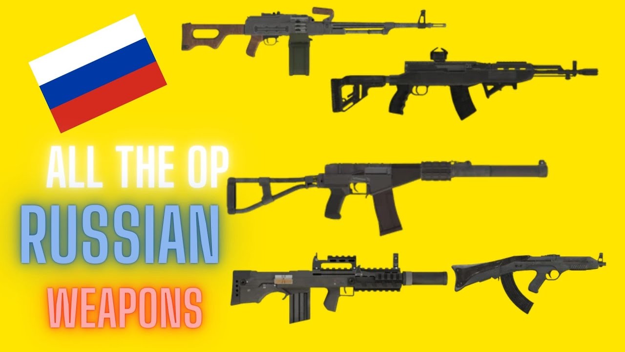 All the OP russian guns in Gunfight Arena | Roblox