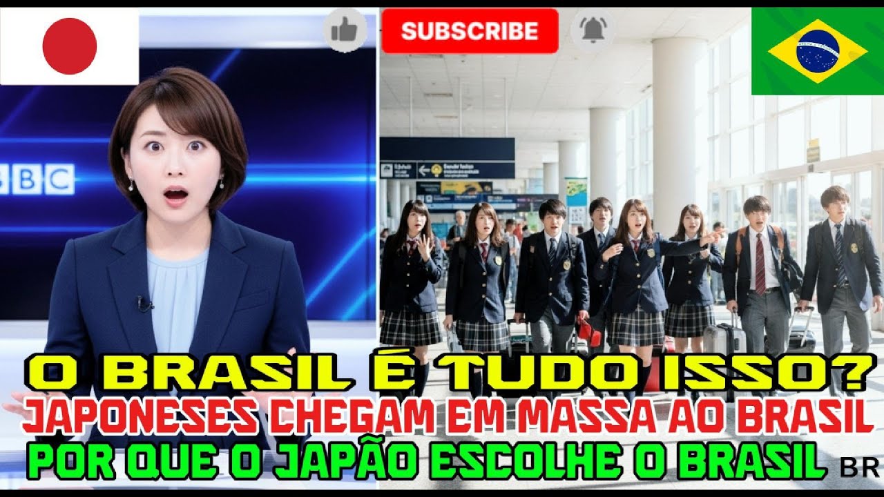 🇧🇷 Japoneses invadem o Brasil — o país que está surpreendendo o Japão!