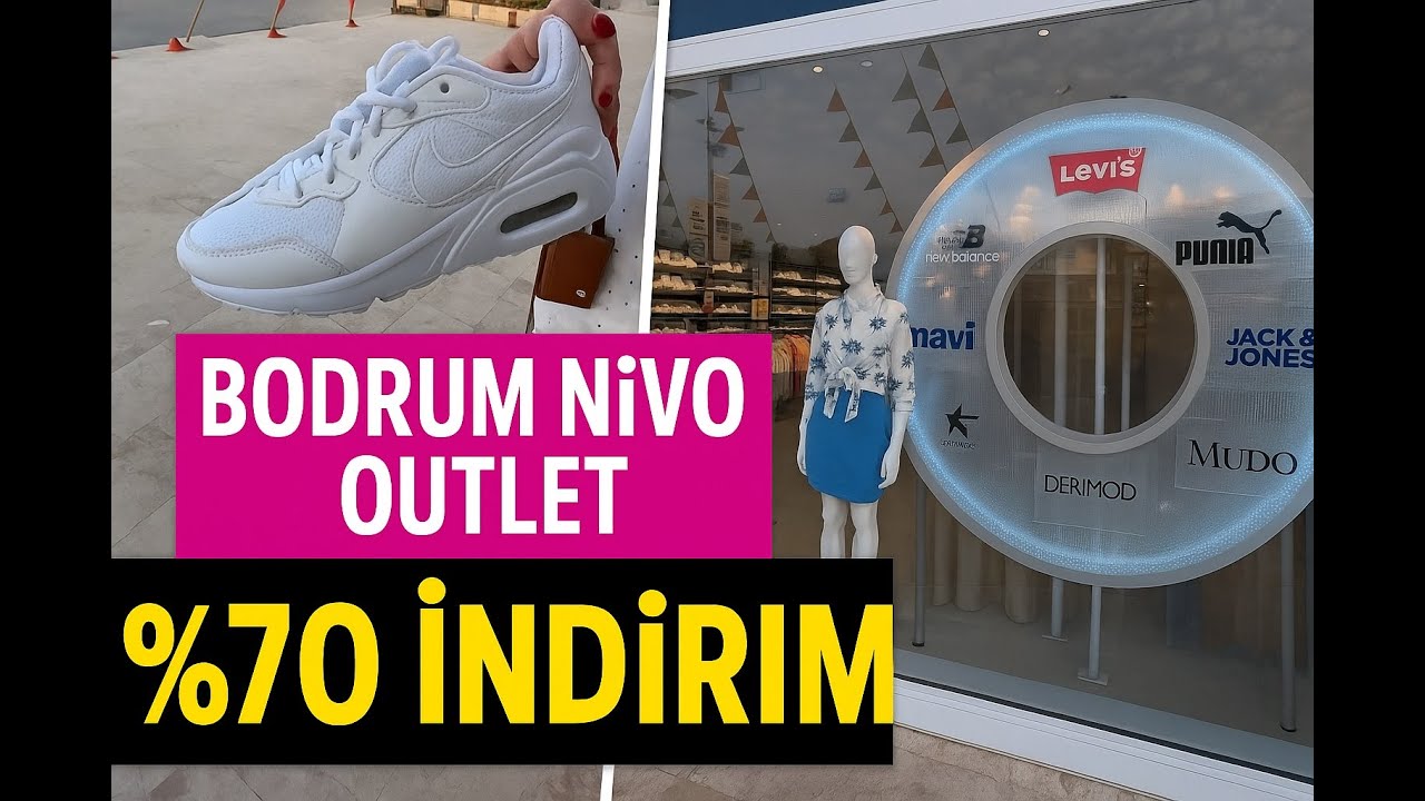 Bodrum’da %70 İNDİRİM! Nivo Outlet’te Efsane Marka Fırsatları #bodrumda  #bodrumgezi #marka #boyner
