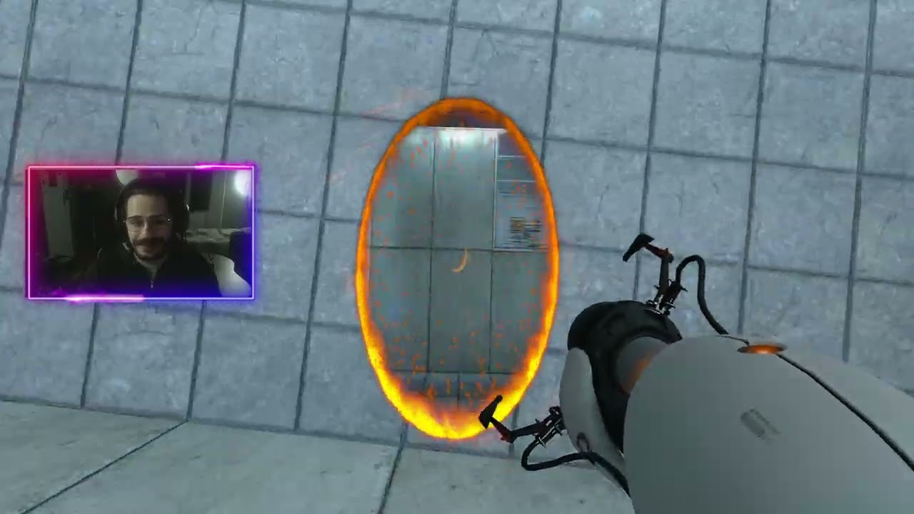 Awkward video of me playing PORTAL with NO PUZZLES.