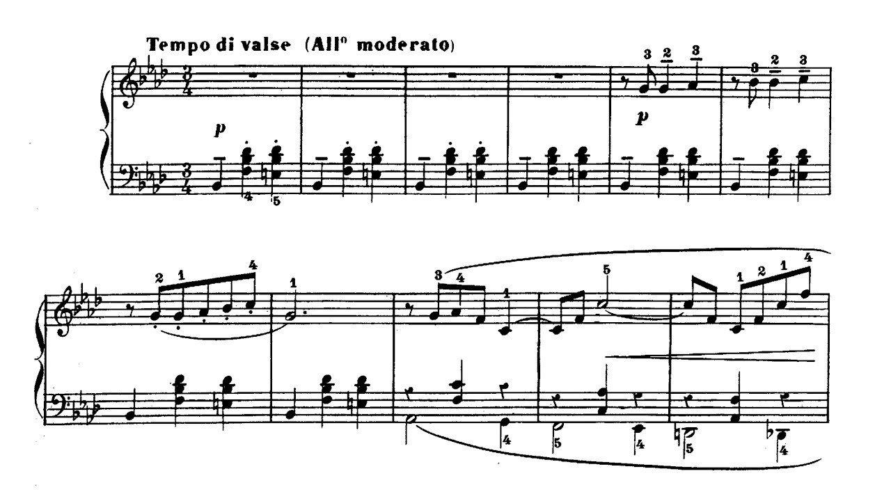 Debussy “Valse romantique” with Score - Paul Barton, FEURICH piano