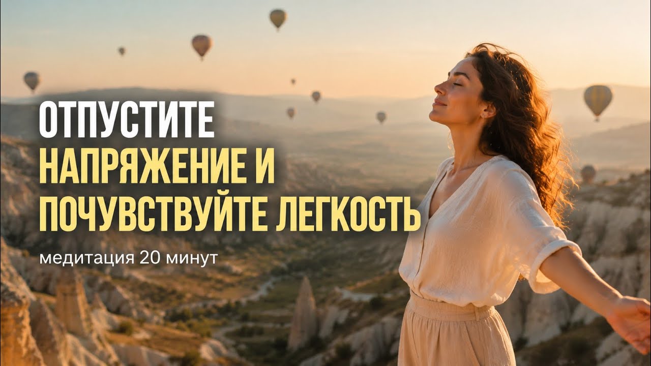 Медитация «Легкость» для приятного легкого состояния и позитивного настроя