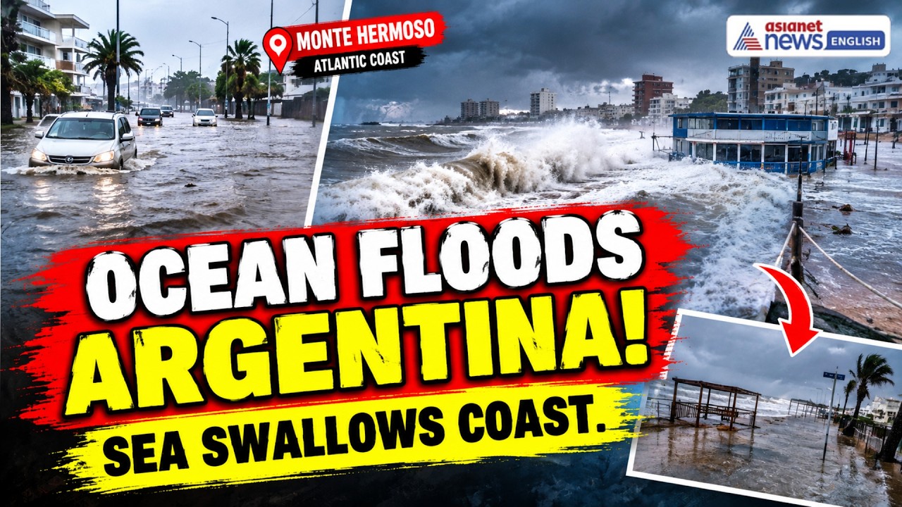 Argentina Flood ALERT! Powerful Storm Swallows Monte Hermoso Coast | World News