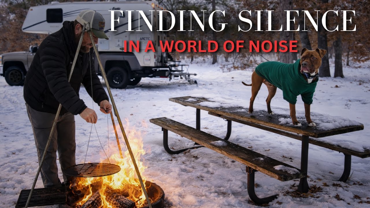 Winter Truck Camping | Escaping from Noise in a Frozen Minnesota Forest