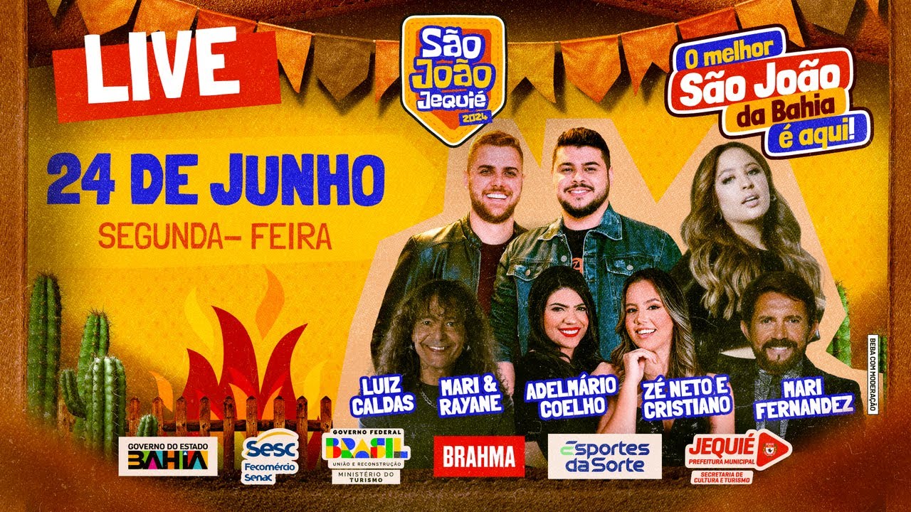 São João de Jequié 2024 | Luiz Caldas, Mari e Rayane, Adelmário Coelho e Mari Fernandez