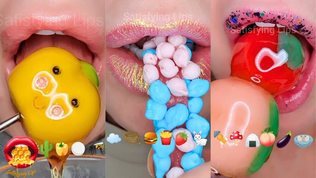 1 HOUR FOR SLEEP RELAX STUDY Satisfying ASMR Emoji Challenge