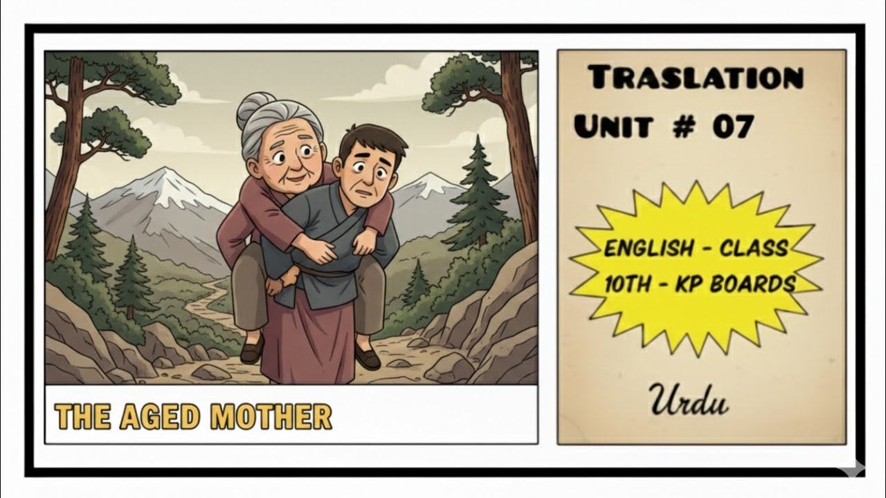 Translation Unit 7: The Aged Mother | Class 10th KP Board | Easy Urdu Explanation