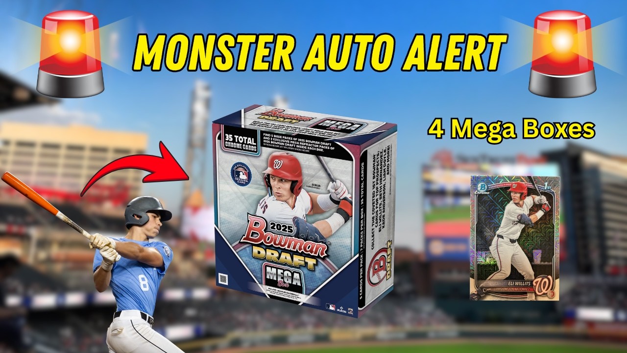 🔥 Bowman Draft Megas DELIVER! INSANE Orange Auto Hit!
