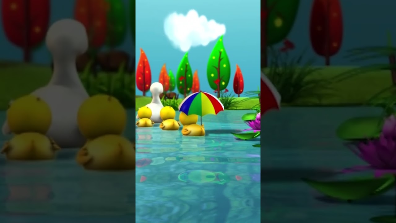 Let's Count 5 Little Ducks!! 🦆💧#LBB #Ducks #Animals