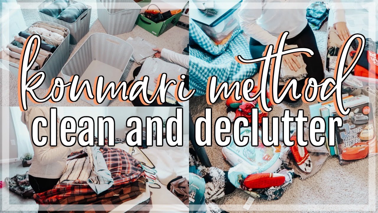 KONMARI METHOD CLEAN AND DECLUTTER WITH ME | Konmari Declutter | COMPLETE CLOSET TRANSFORMATION
