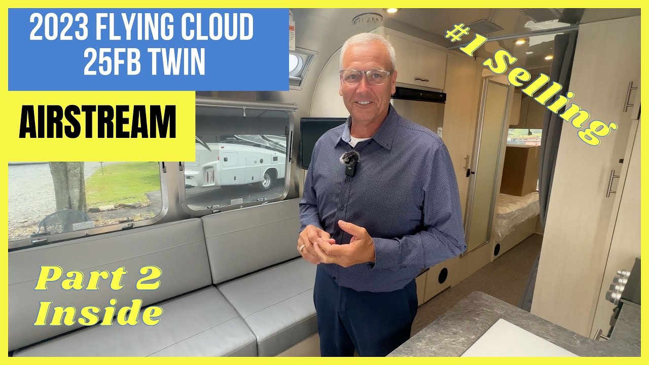 #1 SELLING Airstream Trailer- 2023 Flying Cloud 25FB Twin Part Two