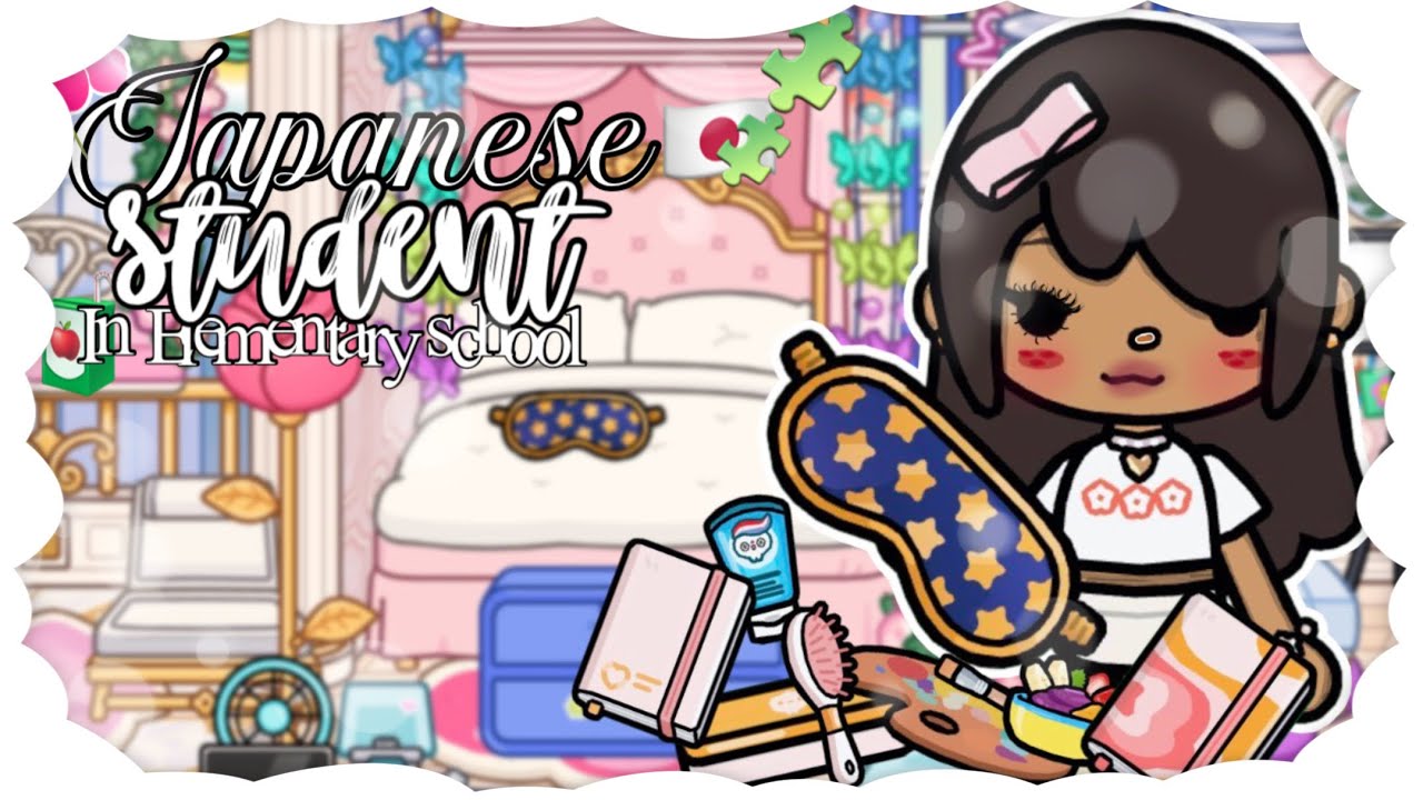 A Japanese student morning routine🇯🇵🎀🧚🏻🍡🧩🧩🧃