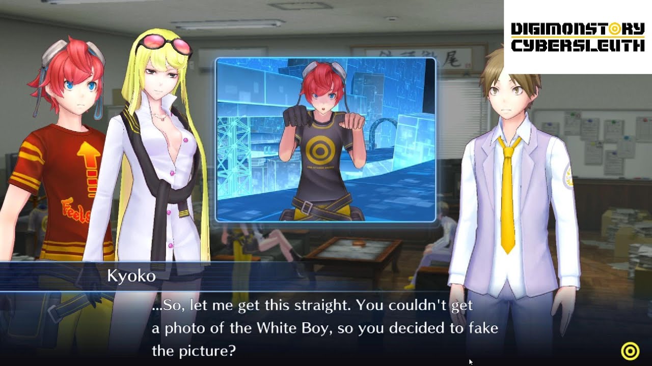 Digimon Cybersleuth - Take photo a Ghost and Etemon records cd problem in Shibuya !!!