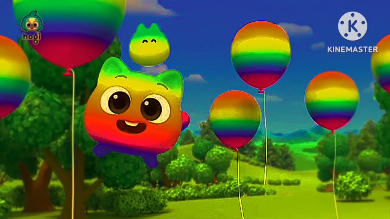 The Colorful Balls is Colorful Ninimo 🎨🌈🧮🦚🖍️| HOGI AND FRIENDS | PINGKFONG | EFFECTS