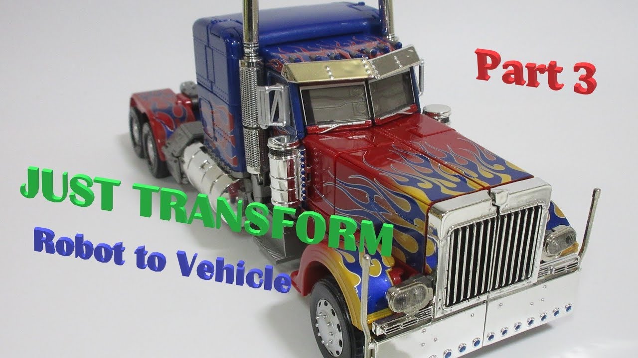 【TF非正規玩具レビュー】戻し変形　Black Apple COMMANDER THUNDER LEADER , Part 3 ／ aka. Optimus Prime (Transform)