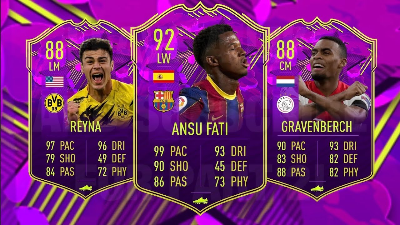 FIFA 21 Future Stars Predictions Part 3!! ft. Ansu Fati, Reyna and Gravenberch