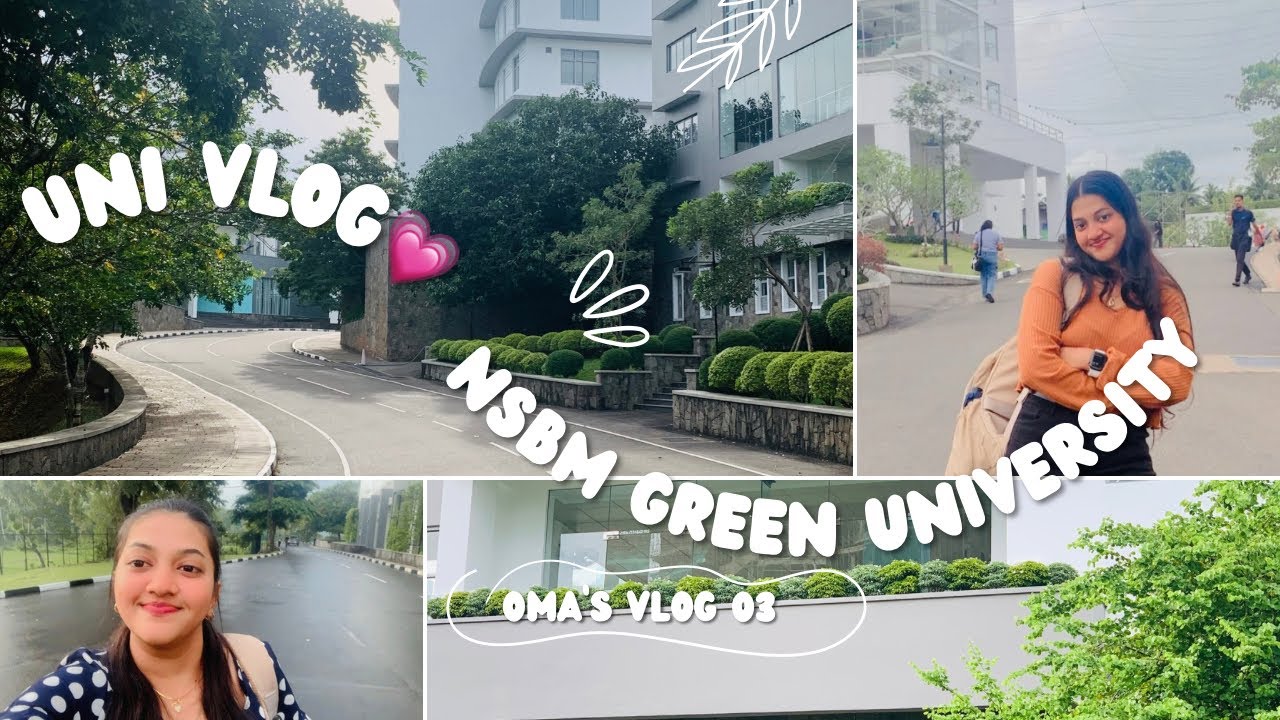 මගේ university එක වටේ රවුමක්🍃💗✨|NSBM green university | uni life |#unforgettablememories #💫