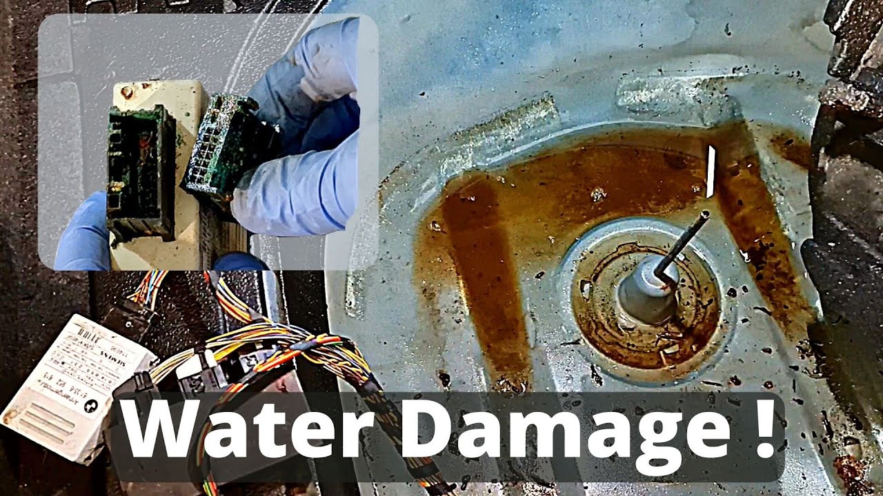 Water Damage Inside Trunk BMW e60