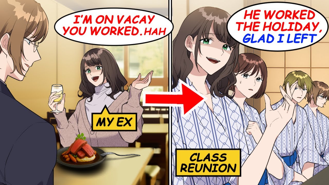 My gf dumped me for earning less. Years later she mocked me again… but at our reunion…!? [Manga]