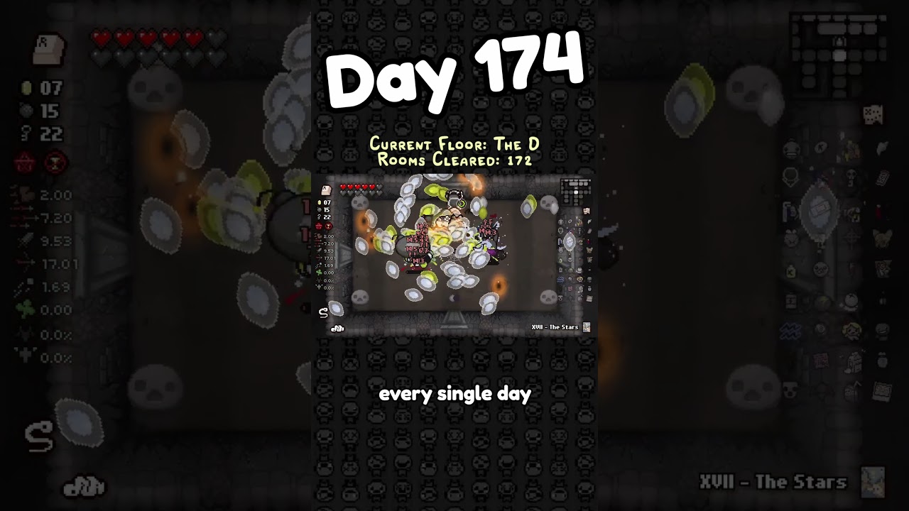 [YESTERDAY] Beating a Room a Day, DAY 174 #gaming #bindingofisaac #isaac