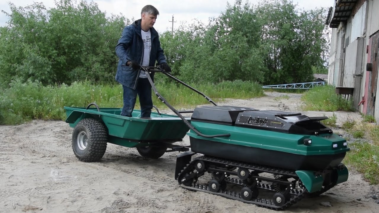 Сборка прицепа к БК Ростин