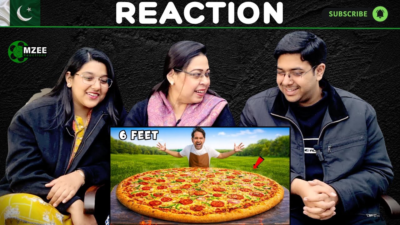 We Cooked World's Biggest Pizza - दुनिया का सबसे बड़ा पिज़्ज़ा 🍕 | Reaction!