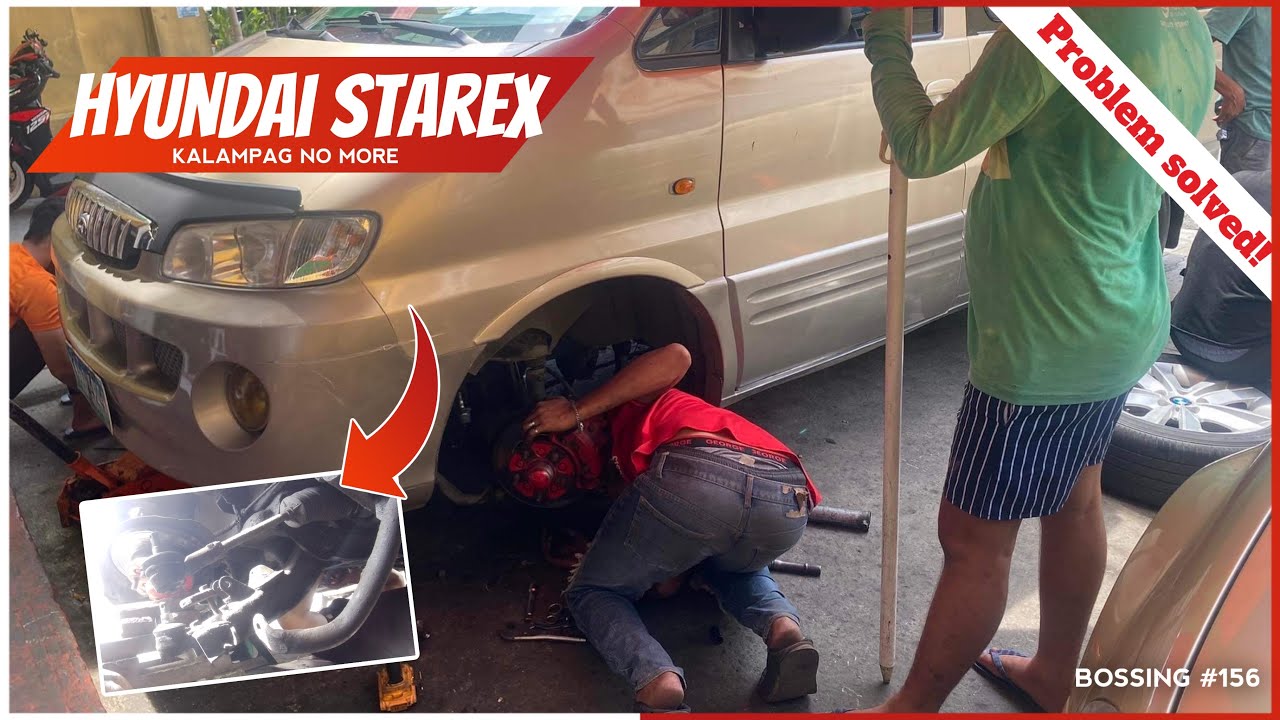 Hyundai Starex Kalampag Problem Solved | Suspension Arm Check & Repair / Replace