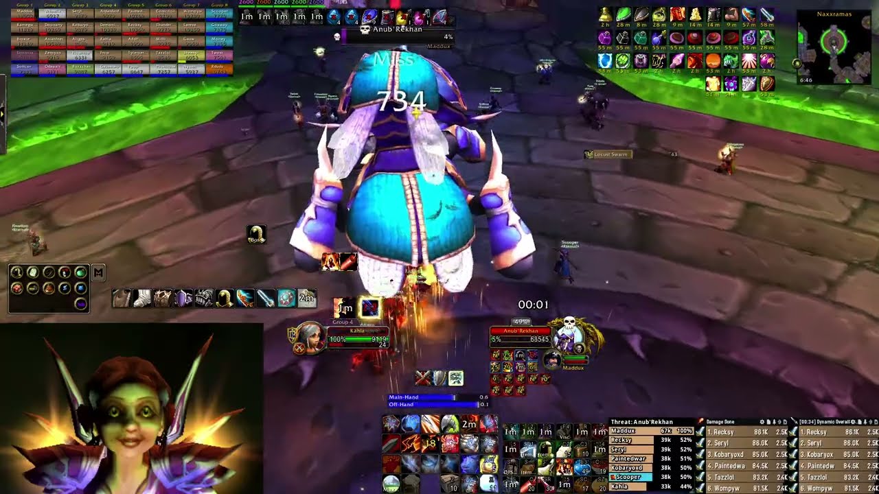 [Eternal] Naxxramas Speedrun 42:20 Warrior PoV Kahla