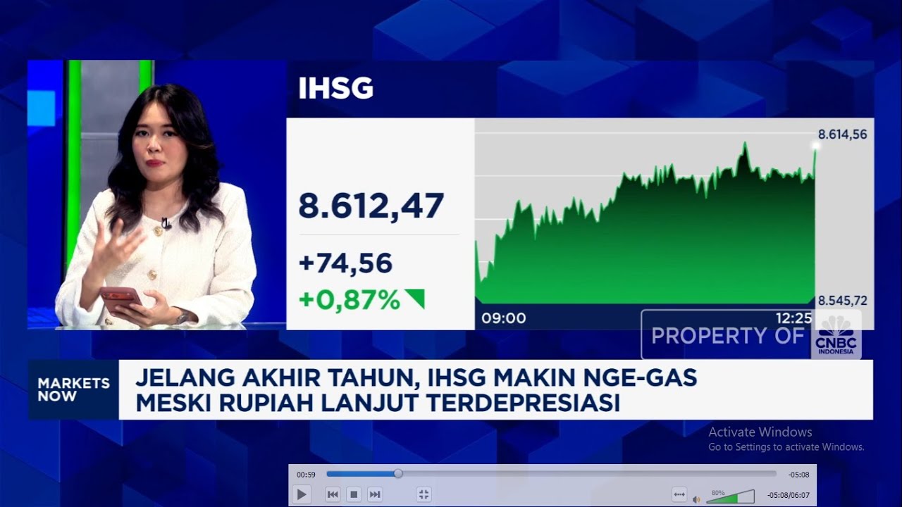 Saham Konglomerat Pesta Akhir Tahun, IHSG Menguat ke 8.600-an