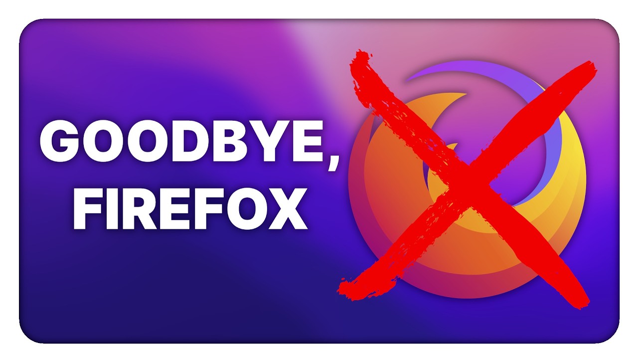 I'm ditching Firefox & Mozilla after 10 years of blunders