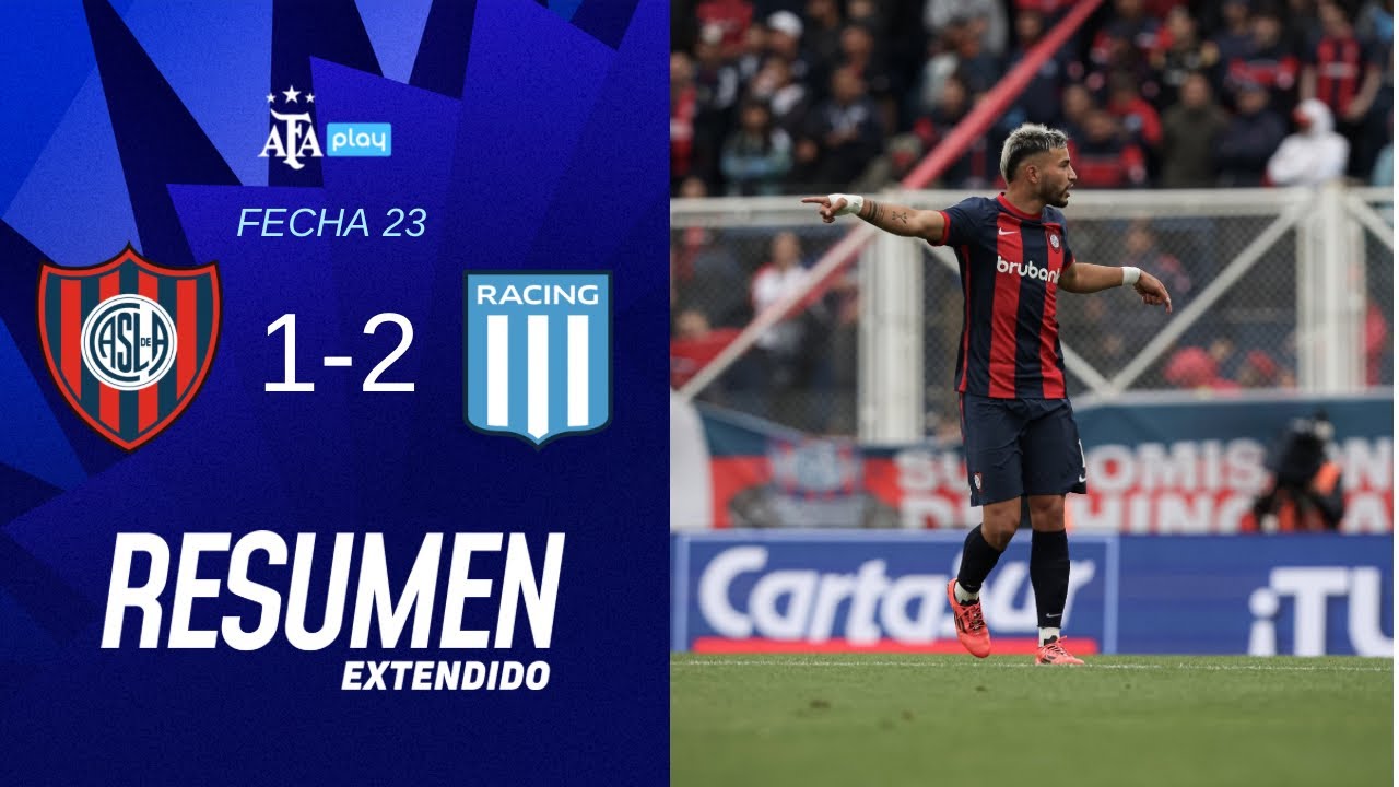 San Lorenzo 1 vs 2 Racing Club | #TorneoBetano | Resumen Extendido | Fecha 23