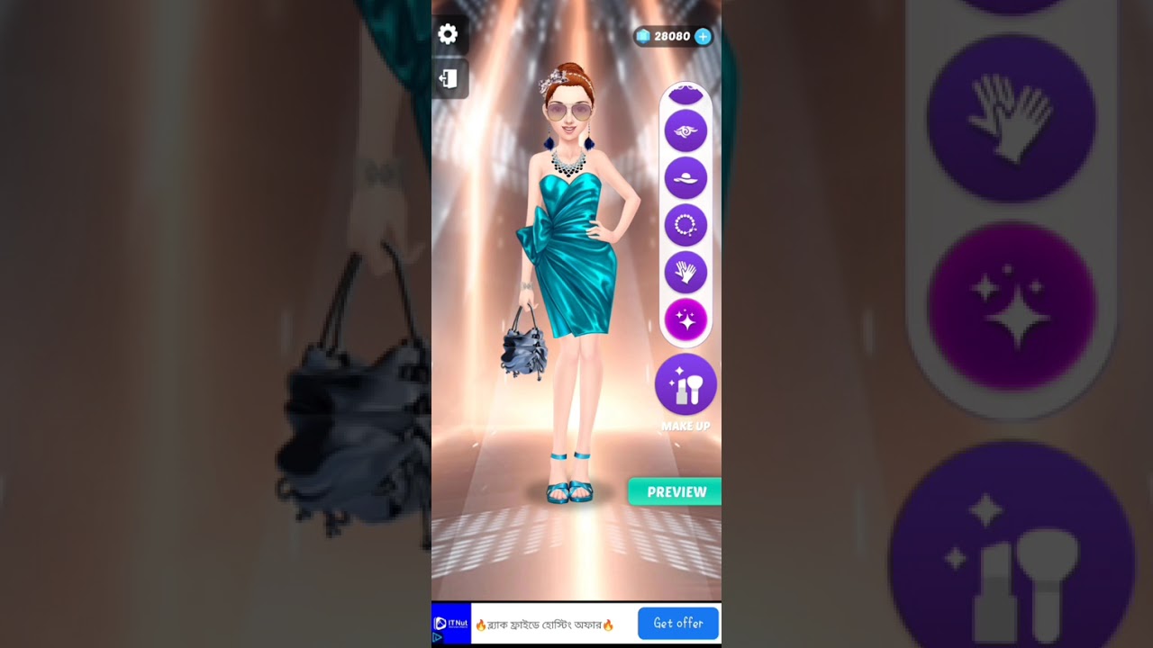 Doll party makeup |party makeup |doll full makeover |fashion show |nextlevel gamer