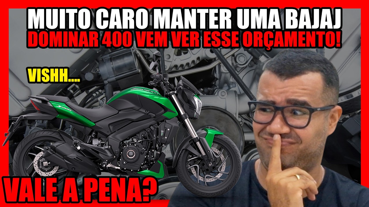 MUITO CARO MANTER UMA BAJAJ DOMINAR 400 VEM VER ESSE ORÇAMENTO!