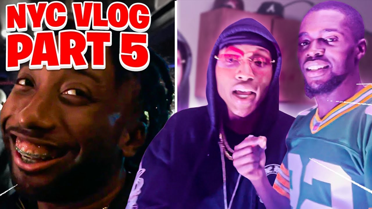 Silky goes back to NYC Vlog pt.5 FREESTYLING W/ SHECK GOAT WES!!!