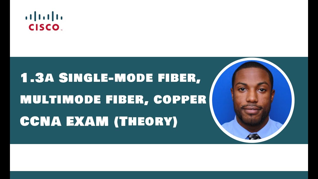 1.3.a Single-mode fiber, multimode fiber, copper - CCNA Exam (Theory)