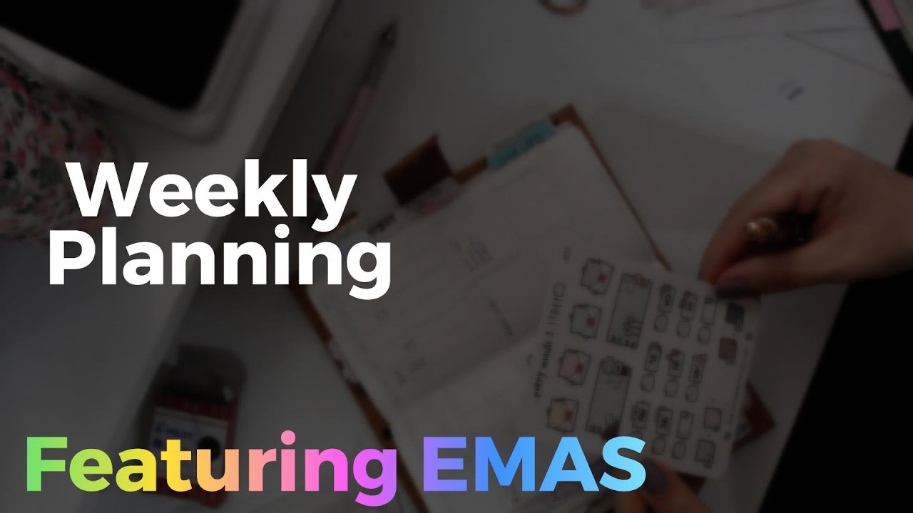 #WeeklyPlanning decor featuring #EMAS