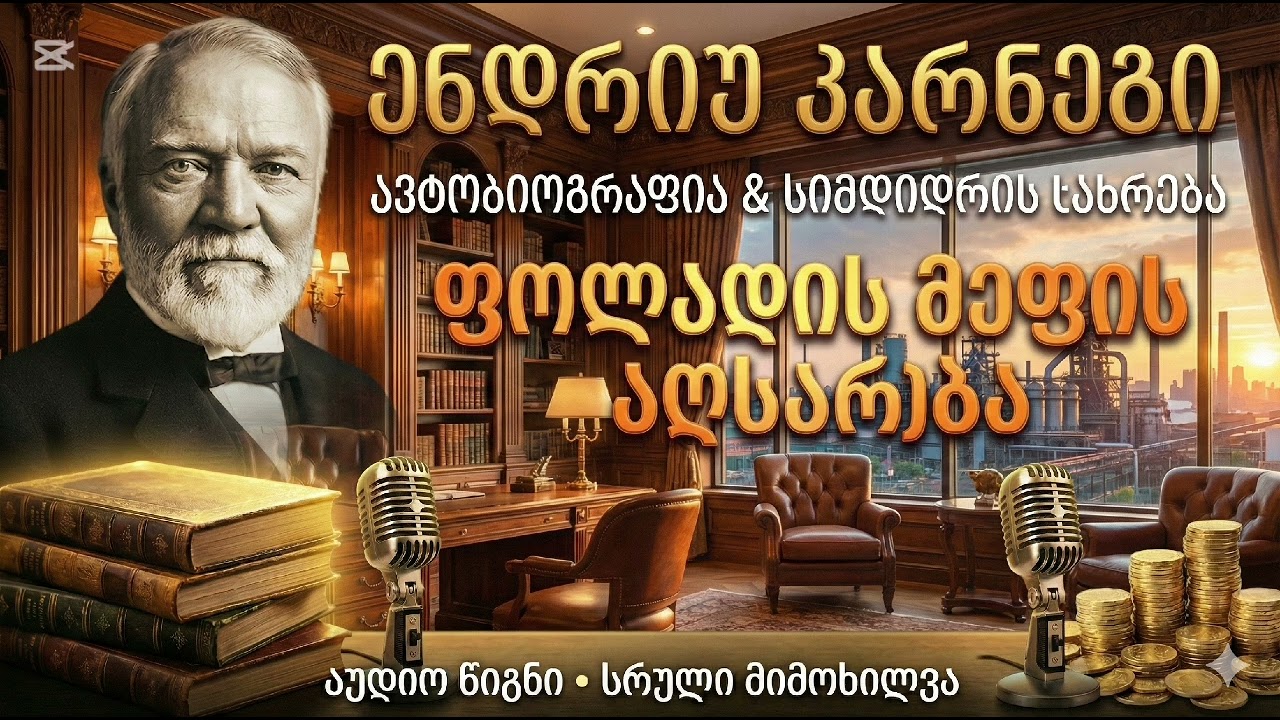 ენდრიუ კარნეგი- სიმდიდრის სახარება- ბიოგრაფია-ფოლადის მეფე