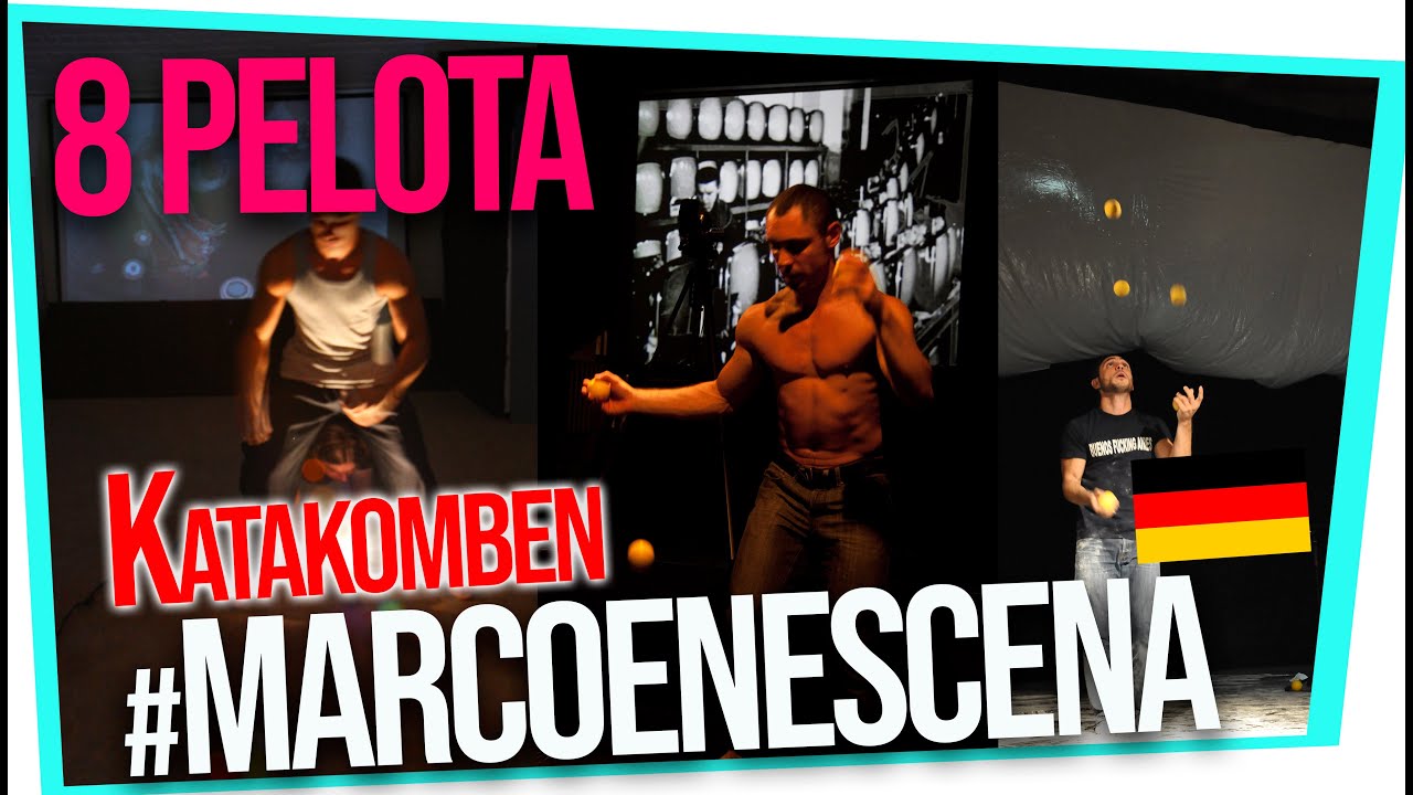Marco Paoletti -TRUCOS CON 8 PELOTAS-8 balls tricks - Katakomben - 2009