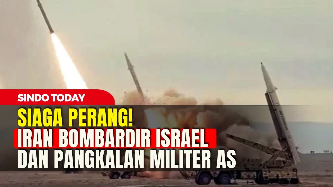 SIAGA PERANG! Iran Bombardir Israel dan Pangkalan Militer AS di Timur Tengah | Sindo Today | 21/03