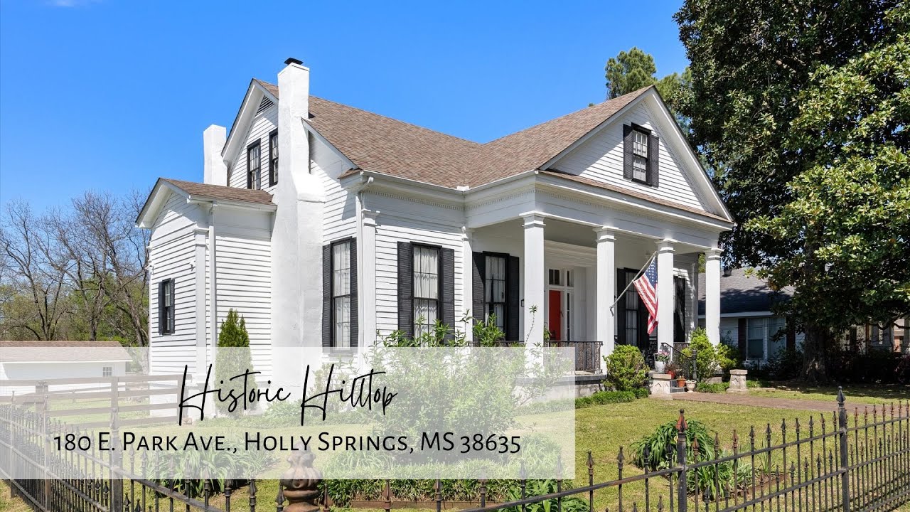 NEW LIST PRICE! Historic Hilltop is now $347,000 in Holly Springs, Mississippi!